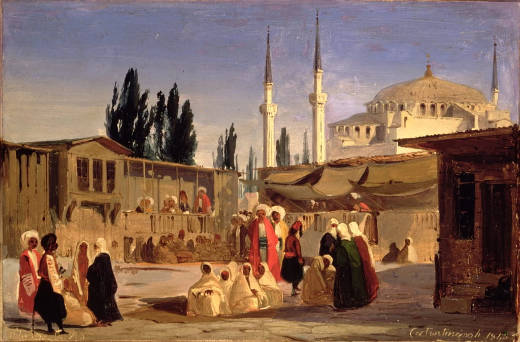 Il bazar degli schiavi, Costantinopoli - Museo d'Arte Moderna di Ca' Pesaro, Venezia
